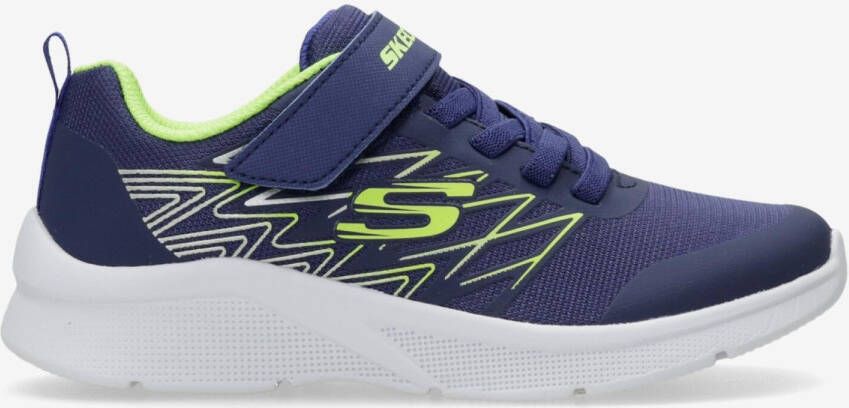 Skechers miscrospec texlor hardloopschoenen blauw kinderen