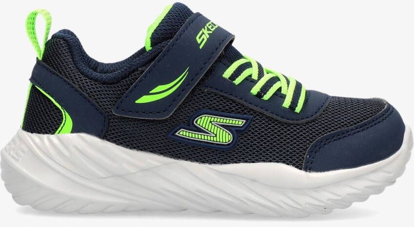 Skechers nitro sprint hardloopschoenen blauw kinderen