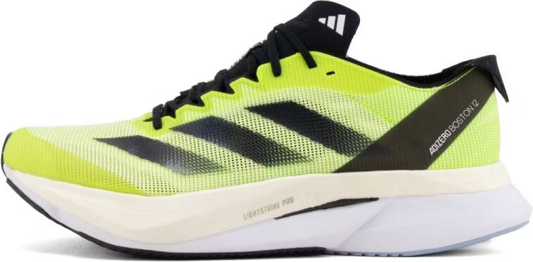 Adidas Adizero Boston 12 Limoen Hardloopschoenen voor heren