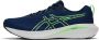 ASICS Gel-Excite 10 hardloopschoenen donkerblauw groen - Thumbnail 3