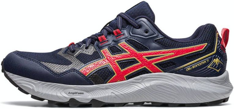 ASICS Gel-Sonoma 7 Trailrunningschoenen Midnight Electric Red Heren - Foto 2