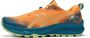 ASICS Gel Trabuco 12 Hardloopschoenen Trailrun Dames Oranje Blauw - Thumbnail 2