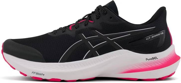 ASICS Gt-2000 12 Lite-show Hardloopschoenen Zwart 1 2 Vrouw