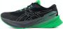 ASICS Novablast 3 Lite-Show Heren Sportschoenen Hardlopen zwart groen - Thumbnail 3