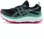 ASICS Trabuco Max Dames Sportschoenen Hardlopen Trail zwart groen - Thumbnail 3