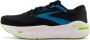 Brooks Ghost Max Hardloopschoenen Zwart-Blauw Black Heren - Thumbnail 2