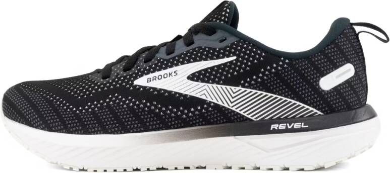 Brooks Revel 6 Zwart Hardloopschoenen Heren