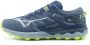 Mizuno Women's Wave Daichi 7 Trailrunningschoenen blauw - Thumbnail 2