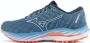 Mizuno Wave Inspire 19 J1GC234401 Mannen Blauw Hardloopschoenen - Thumbnail 2