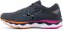 Mizuno Wave Sky 6 J1GD220271 Vrouwen Grijs Hardloopschoenen - Thumbnail 2