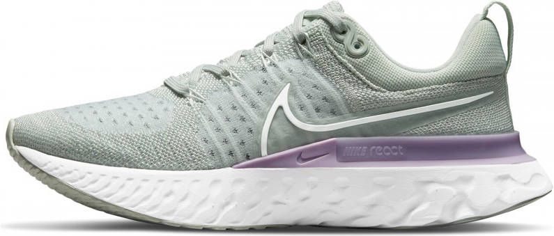 Nike React Infinity Run Fk 2 Dames Schoenen Silver Flyknit Foot Locker