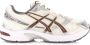 Asics GEL 1130 cream reddish brown Beige Mesh Lage sneakers Unisex - Thumbnail 2