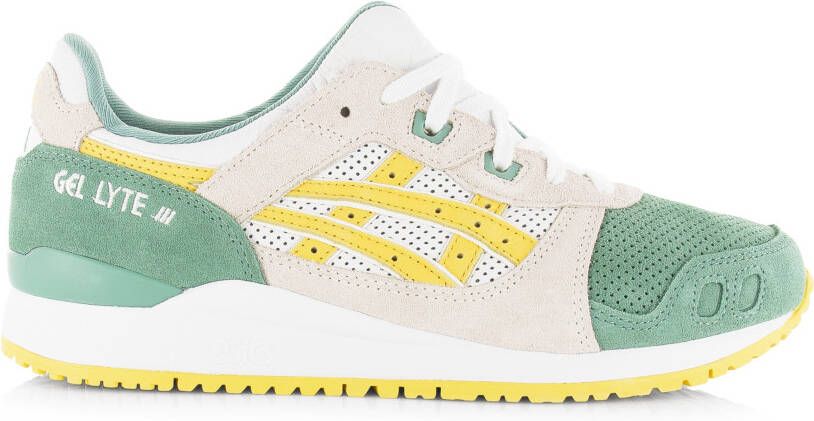 Asics GEL-LYTE III OG SAGE BANANA Groen Suede Lage sneakers Unisex