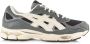 Asics GEL-NYC grey smoke grey Grijs Mesh Lage sneakers Unisex - Thumbnail 26