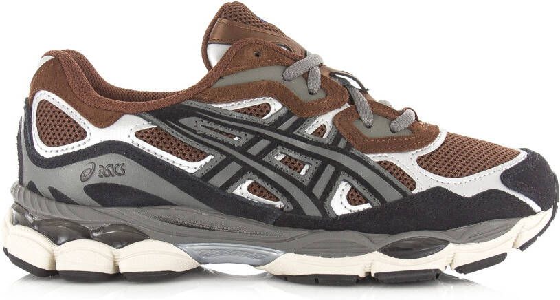 Asics GEL-NYC | Reddish Brown Black Bruin Leer Lage sneakers Unisex