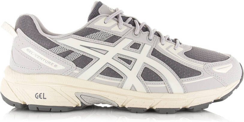 Asics Gel-Venture 6 | Clay Grey Cream Grijs Synthetisch Lage sneakers Heren