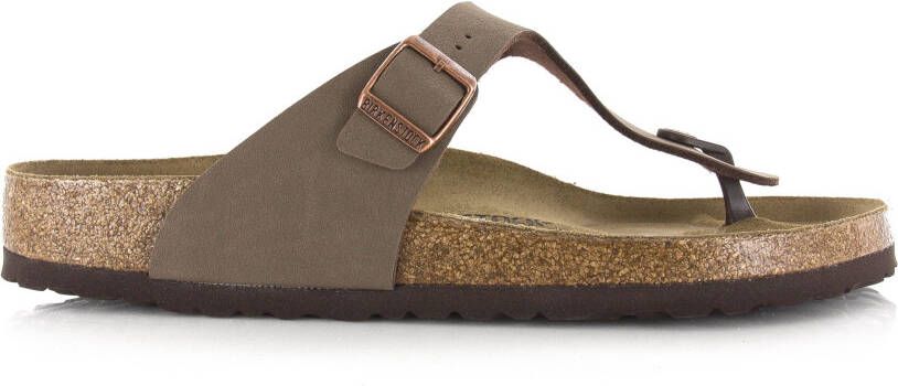 BIRKENSTOCK Gizeh | Mocha Regular Bruin Synthetisch Teenslippers Unisex