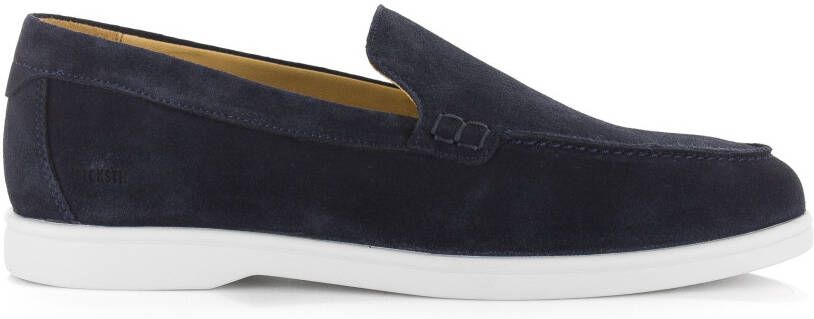 BLACKSTONE BG360 Navy loafers van suèd Blauw Suede Loafers Heren