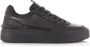 Cruyff Endorsed Tennis zwarte sneakers Zwart Leer Lage sneakers Heren - Thumbnail 4