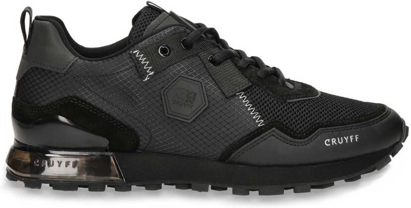 Cruyff Superbia Hex Zwart Leerlook Lage sneakers Heren