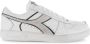 Diadora Magic Basket Low Icona Lage sneakers Leren Sneaker Wit - Thumbnail 4