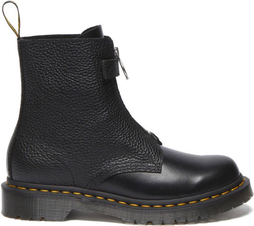 Dr martens Dr. Martens 1460 Pascal front zipper Zwart Leer Biker boots Dames