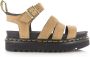 Dr martens Dr. Martens Blaire savannah tan Beige Nubuck Platte sandalen Dames - Thumbnail 37