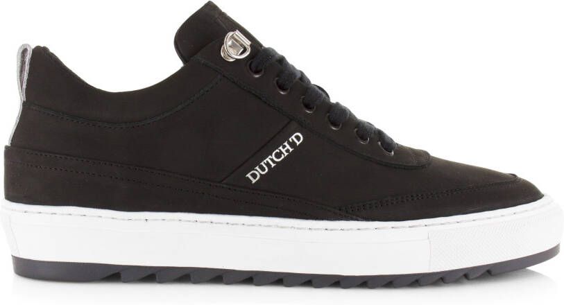 Dutch&apos;D Myth Zwart Nubuck Lage sneakers Heren