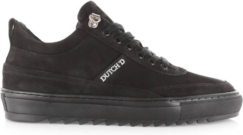 Dutch&apos;D Myth black mirror Zwart Nubuck Lage sneakers Heren