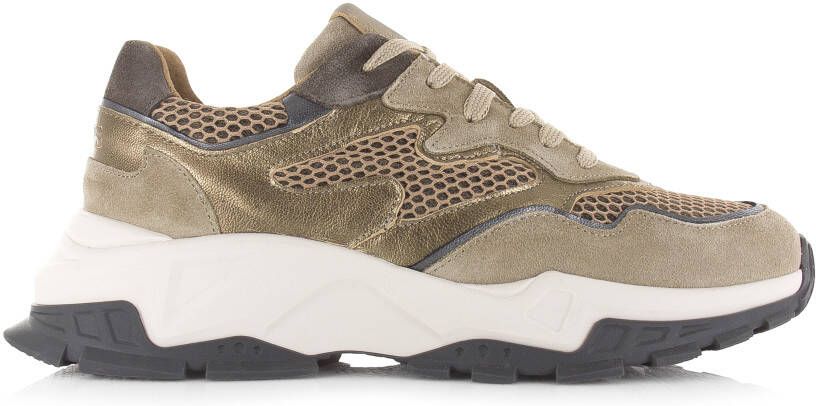 DWRS LABEL DWRS Chester Beige Smoke Beige Suede Lage sneakers Dames