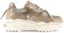 DWRS LABEL DWRS Jupiter | taupe stone Taupe Leer Lage sneakers Dames - Thumbnail 2