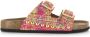 DWRS LABEL DWRS Malibu tweed | pink Roze Textiel Slippers met gesp Dames - Thumbnail 20