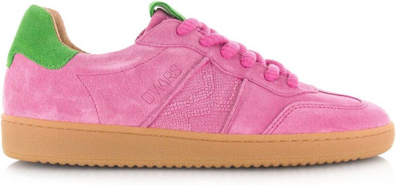 DWRS LABEL DWRS POONA sneakers dames roze Suede Lage sneakers Dames