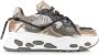 DWRS LABEL DWRS Saturnus | grey stone Grijs Leer Lage sneakers Dames - Thumbnail 2