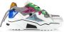 DWRS LABEL DWRS Jupiter | Lt.Grey Multi Grijs Leer Lage sneakers Dames - Thumbnail 3