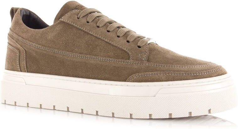 Antony Morato Flint beige sneakers Beige Suede Lage sneakers Heren