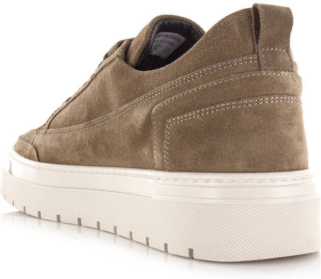 Antony Morato Flint beige sneakers Beige Suede Lage sneakers Heren