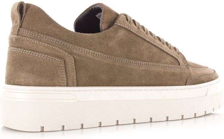 Antony Morato Flint beige sneakers Beige Suede Lage sneakers Heren