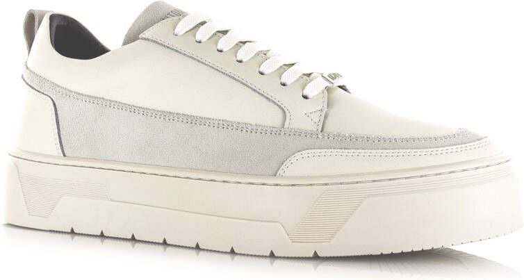 Antony Morato Flint Hart Creme sneaker Gebroken wit Leer Lage sneakers Heren