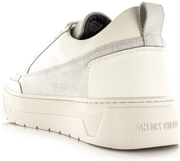 Antony Morato Flint Hart Creme sneaker Gebroken wit Leer Lage sneakers Heren