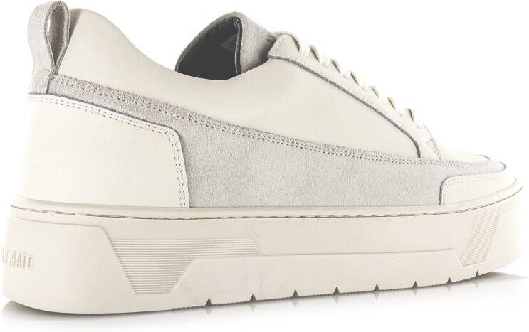 Antony Morato Flint Hart Creme sneaker Gebroken wit Leer Lage sneakers Heren