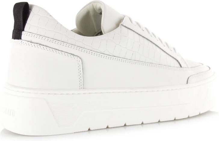 Antony Morato Flint sneakers wit Leer Lage sneakers Heren