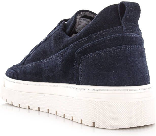 Antony Morato Flint suède sneakers Blauw Suede Lage sneakers Heren