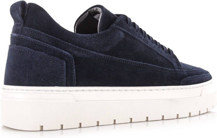 Antony Morato Flint suède sneakers Blauw Suede Lage sneakers Heren