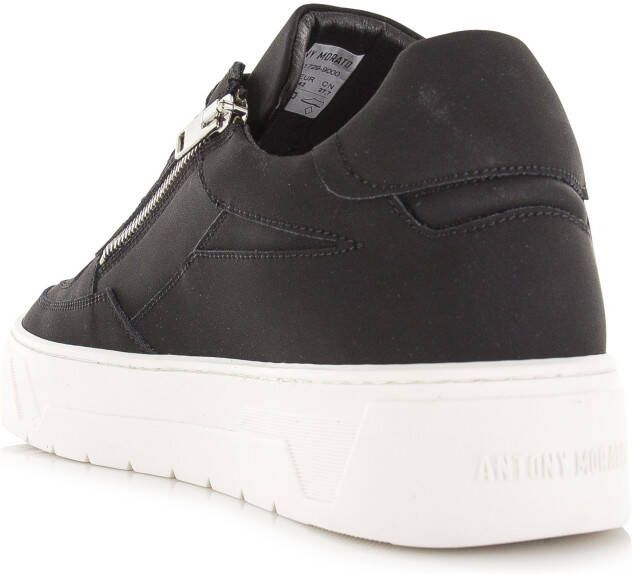 Antony Morato Zipper Gosh sneakers Zwart Nubuck Lage sneakers Heren