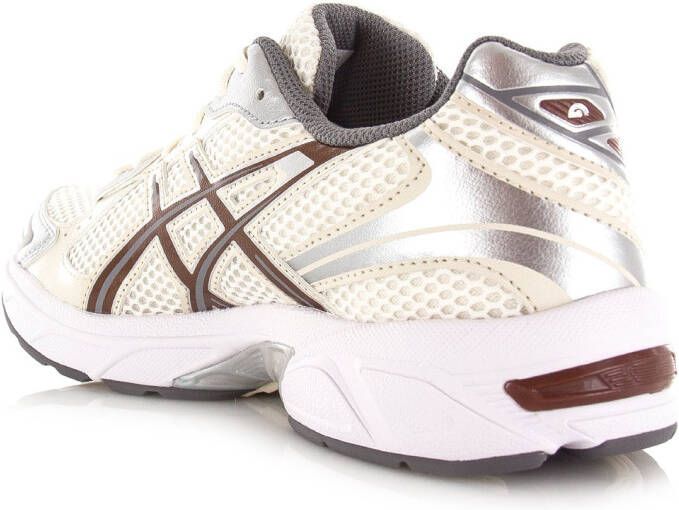 Asics GEL 1130 cream reddish brown Beige Mesh Lage sneakers Unisex