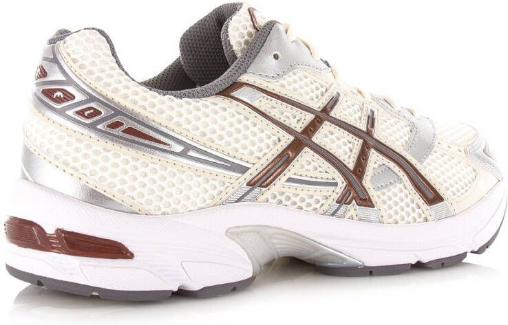 Asics GEL 1130 cream reddish brown Beige Mesh Lage sneakers Unisex