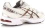 Asics GEL 1130 cream reddish brown Beige Mesh Lage sneakers Unisex - Thumbnail 6