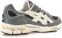 Asics GEL-NYC grey smoke grey Grijs Mesh Lage sneakers Unisex - Thumbnail 24