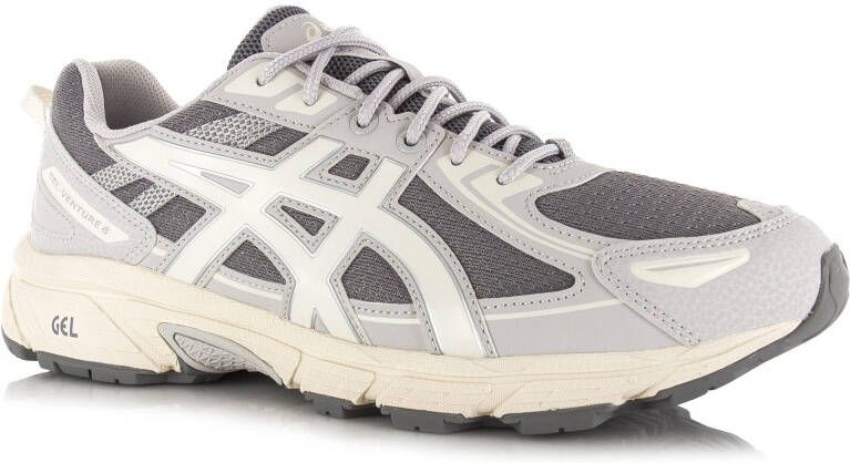 Asics Gel-Venture 6 | Clay Grey Cream Grijs Synthetisch Lage sneakers Heren